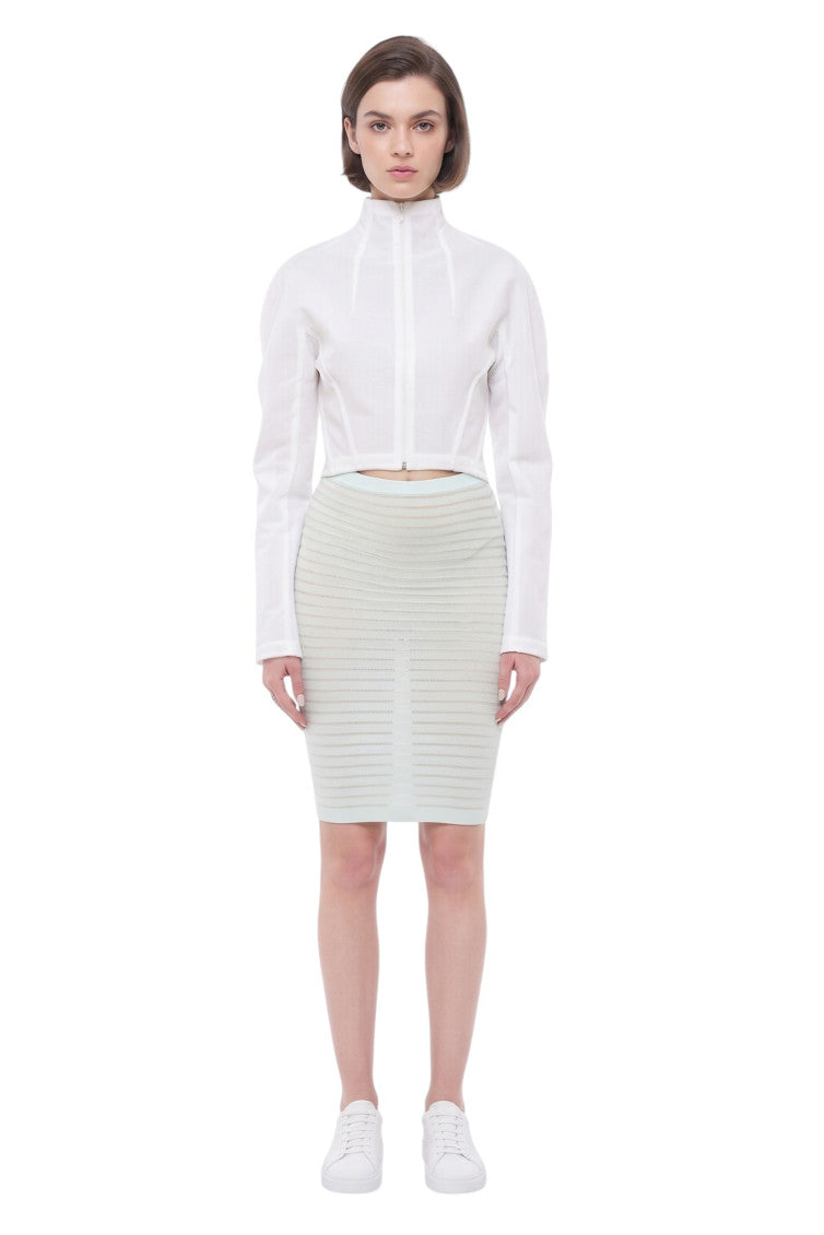 White Turtle Neck Top 4