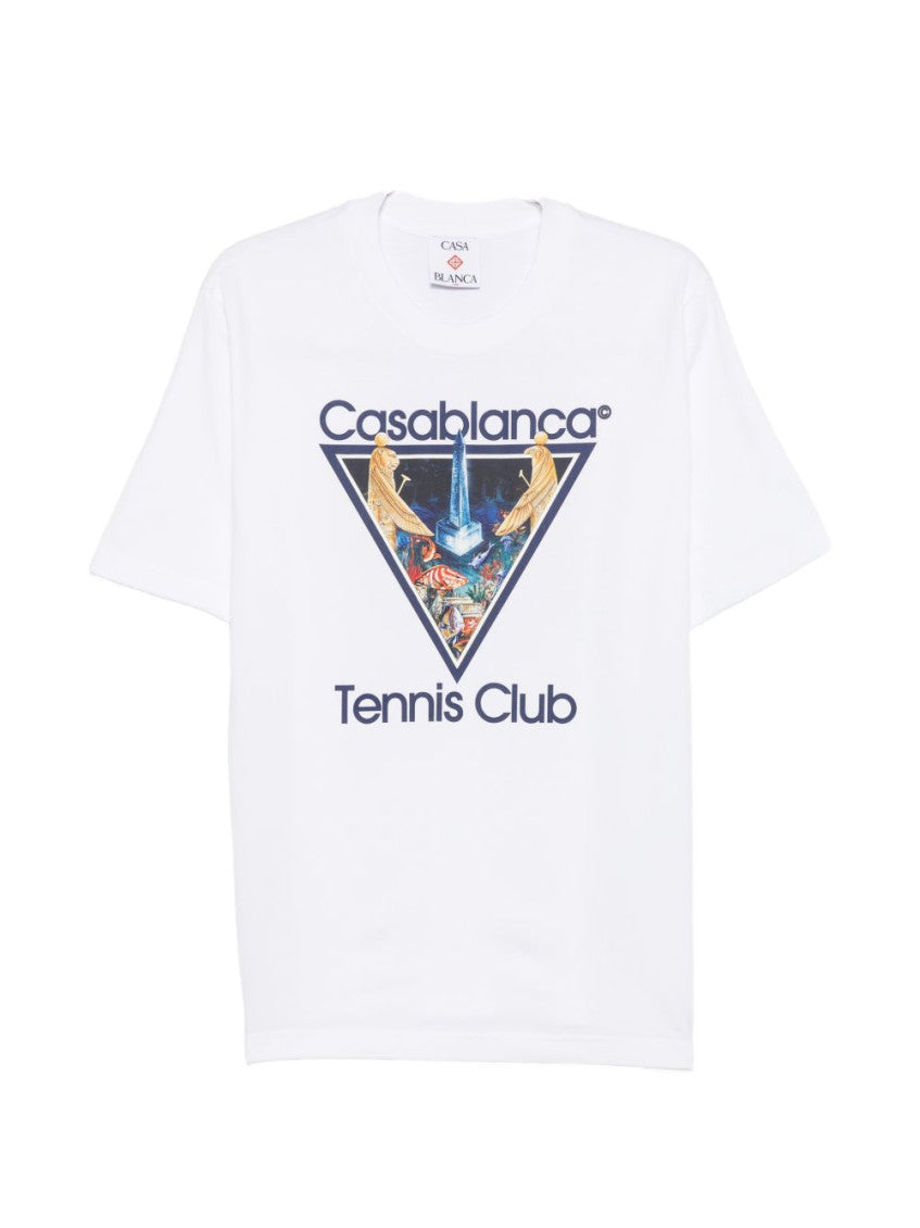 White Graphic Logo T-Shirt 1