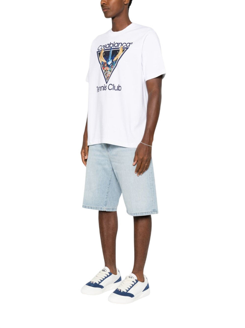 White Graphic Logo T-Shirt 2