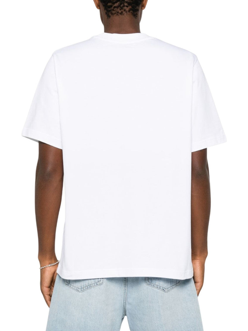 White Graphic Logo T-Shirt 3