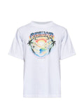 White Graphic Logo T-Shirt 1