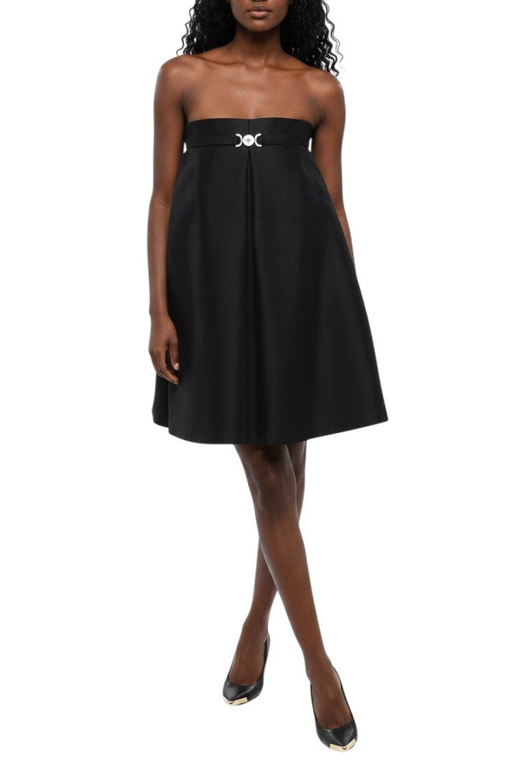 Black Strapless Mini Dress 1