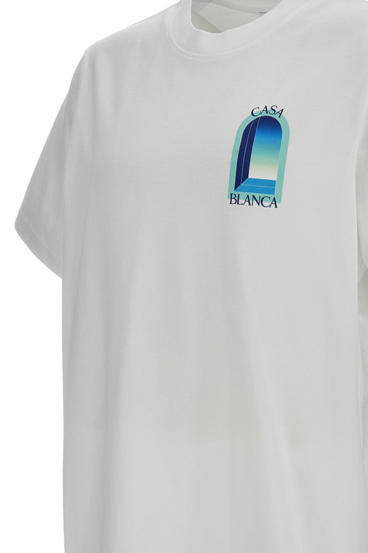White Graphic Logo T-Shirt 3