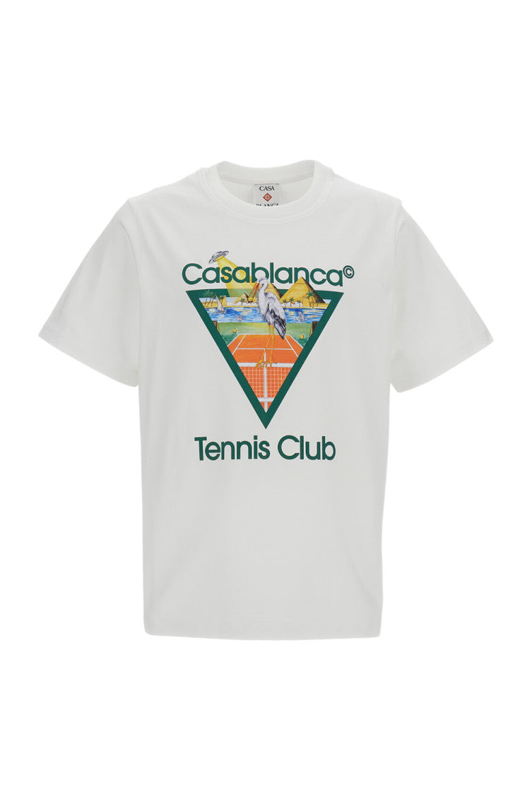 White Graphic Logo T-Shirt 1