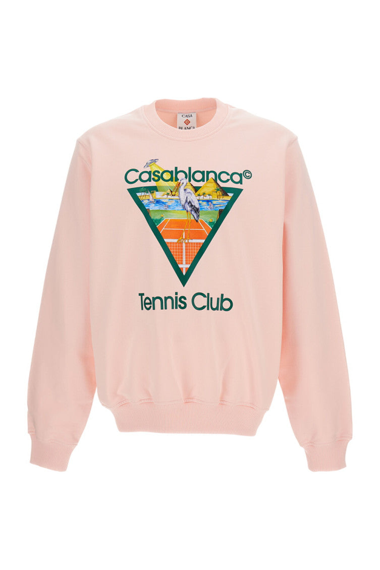 Pink Crew Neck Sweatshirt 1