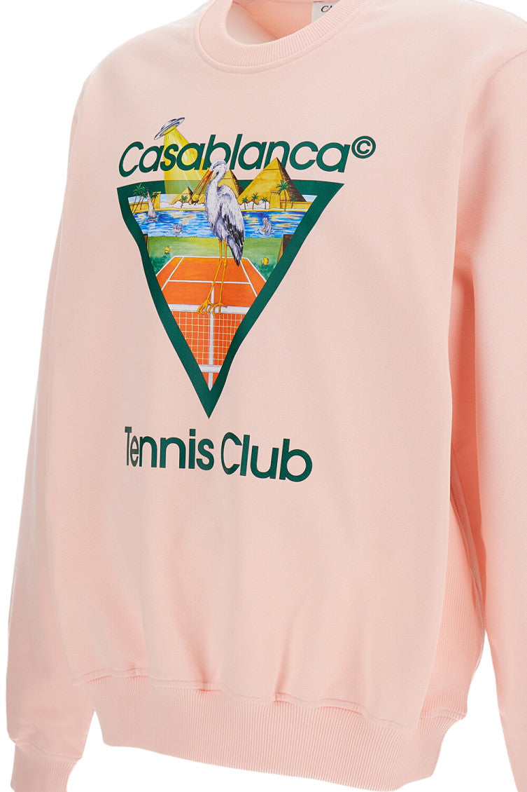 Pink Crew Neck Sweatshirt 3