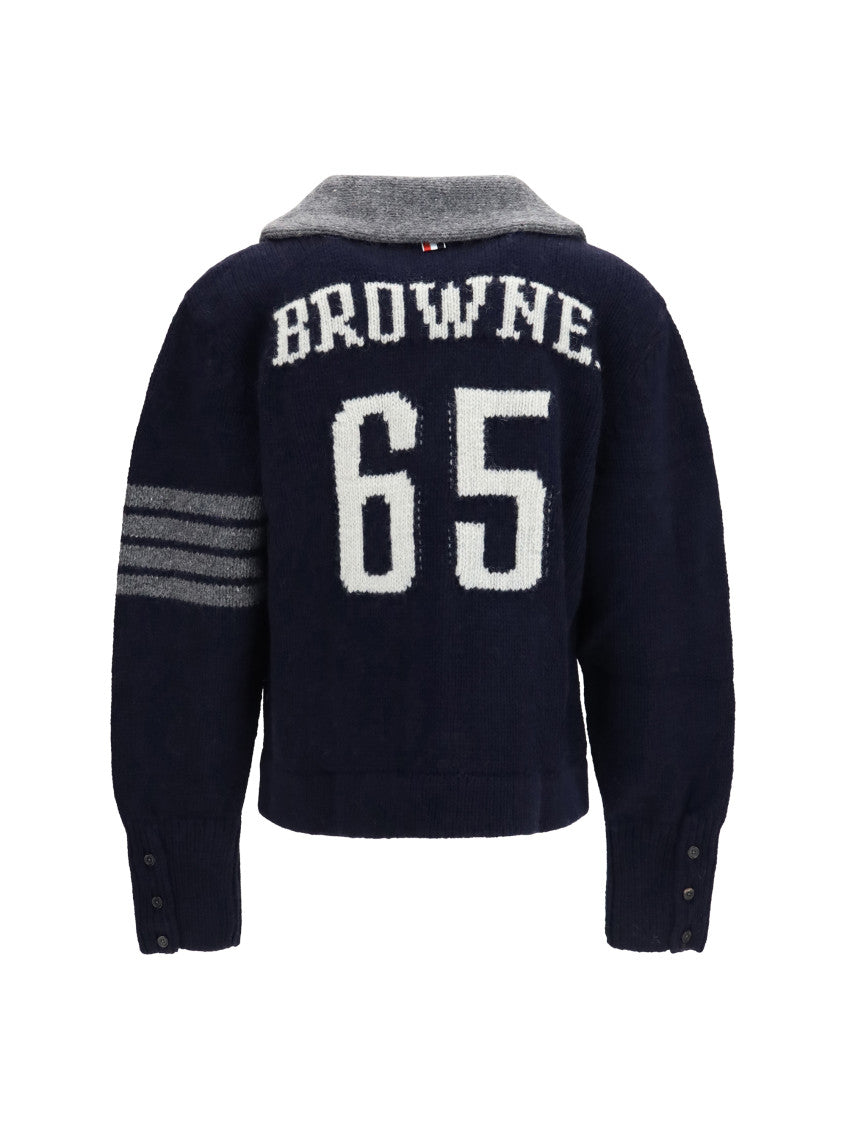 Dark Navy Shawl Neck Cardigan 2