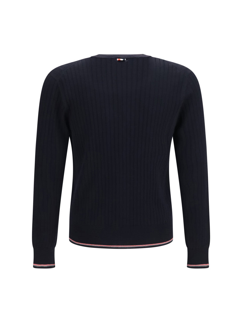 Dark Navy Knitted Cardigan 2