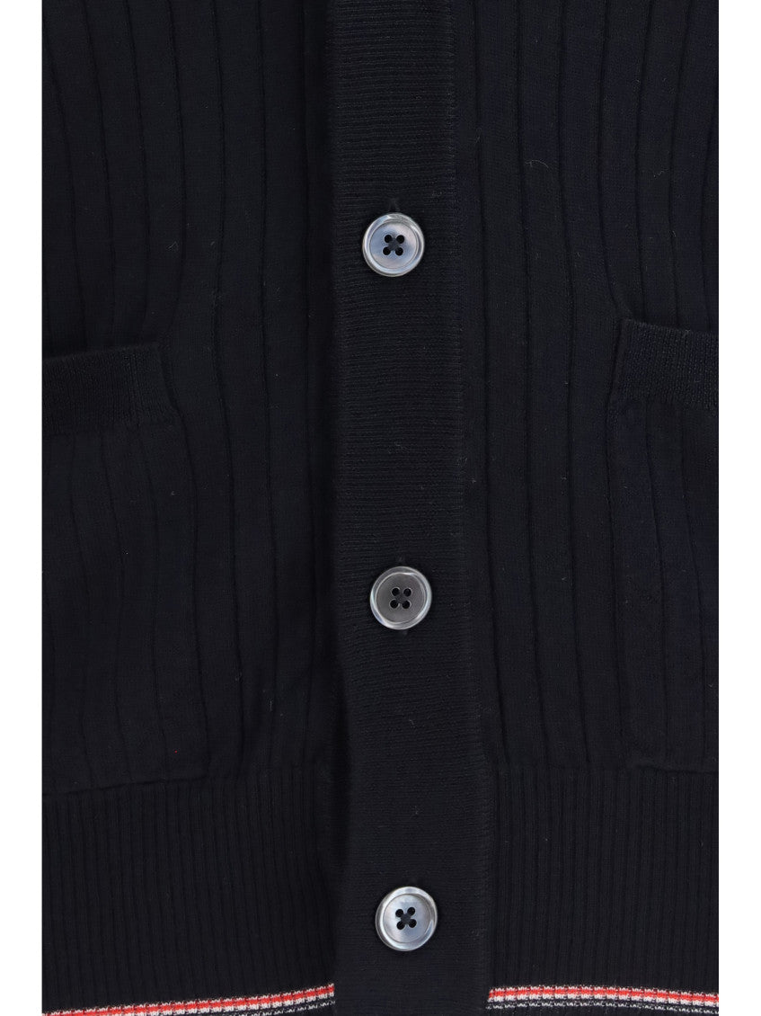 Dark Navy Knitted Cardigan 3