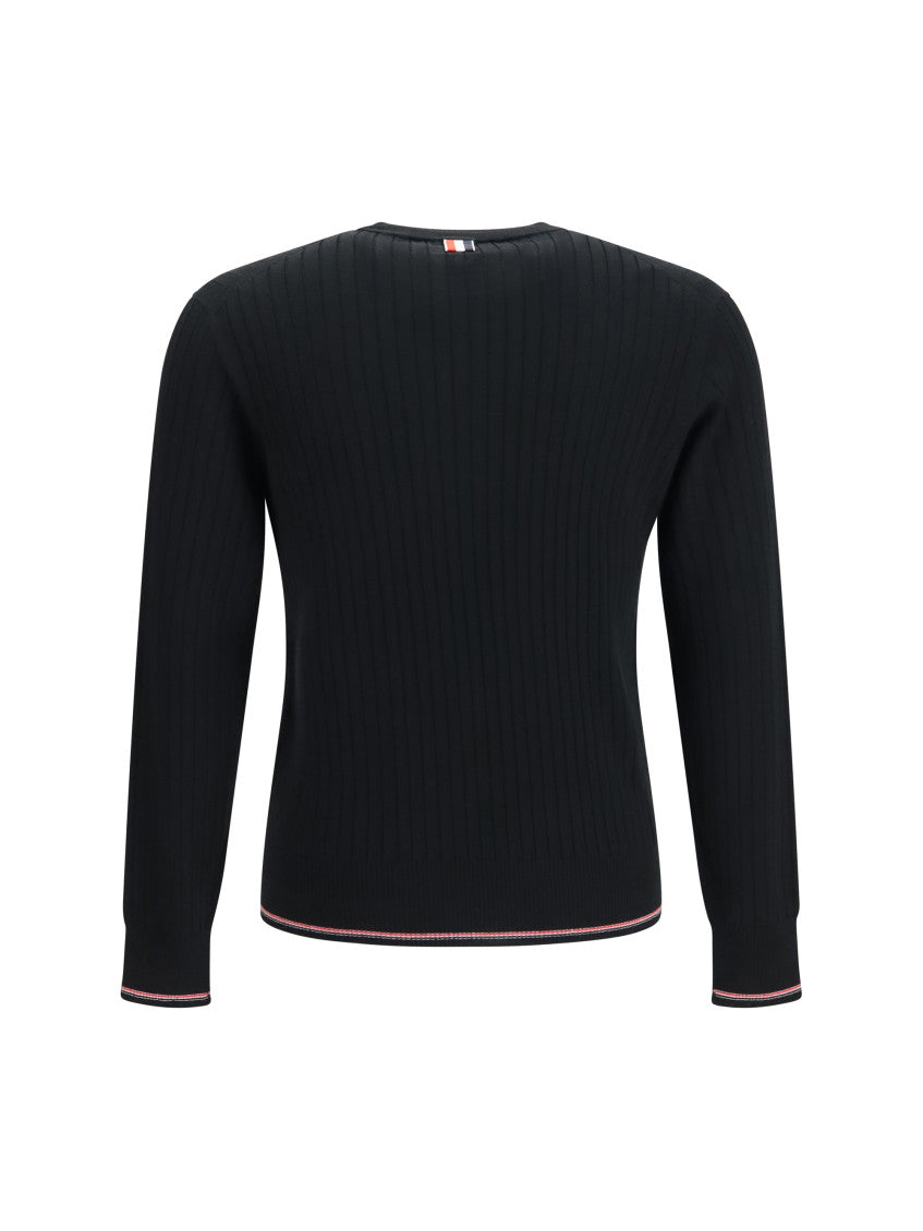 Black Crew Neck Sweater 2