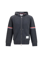 Dark Grey Stripes Hoodie 1