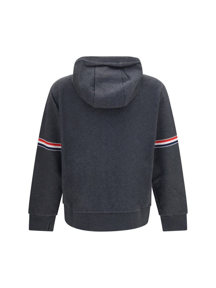 Dark Grey Stripes Hoodie 2