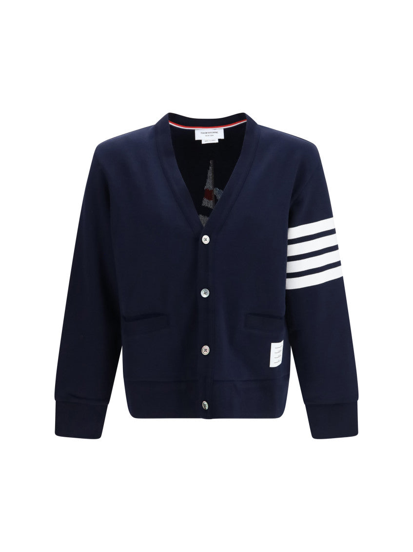 Navy Blue Stripes Cardigan 1
