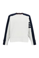 White Color Block Sweatshirt 1
