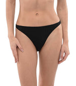 Black Logo Bikini Bottom Swimwear 1