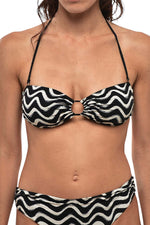 BlackWhite Graphic Swimwear 1
