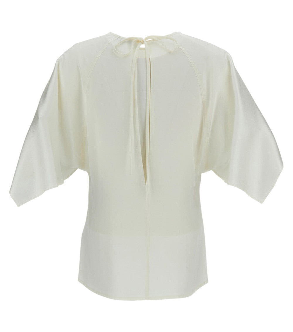 White Crew Neck Top 3