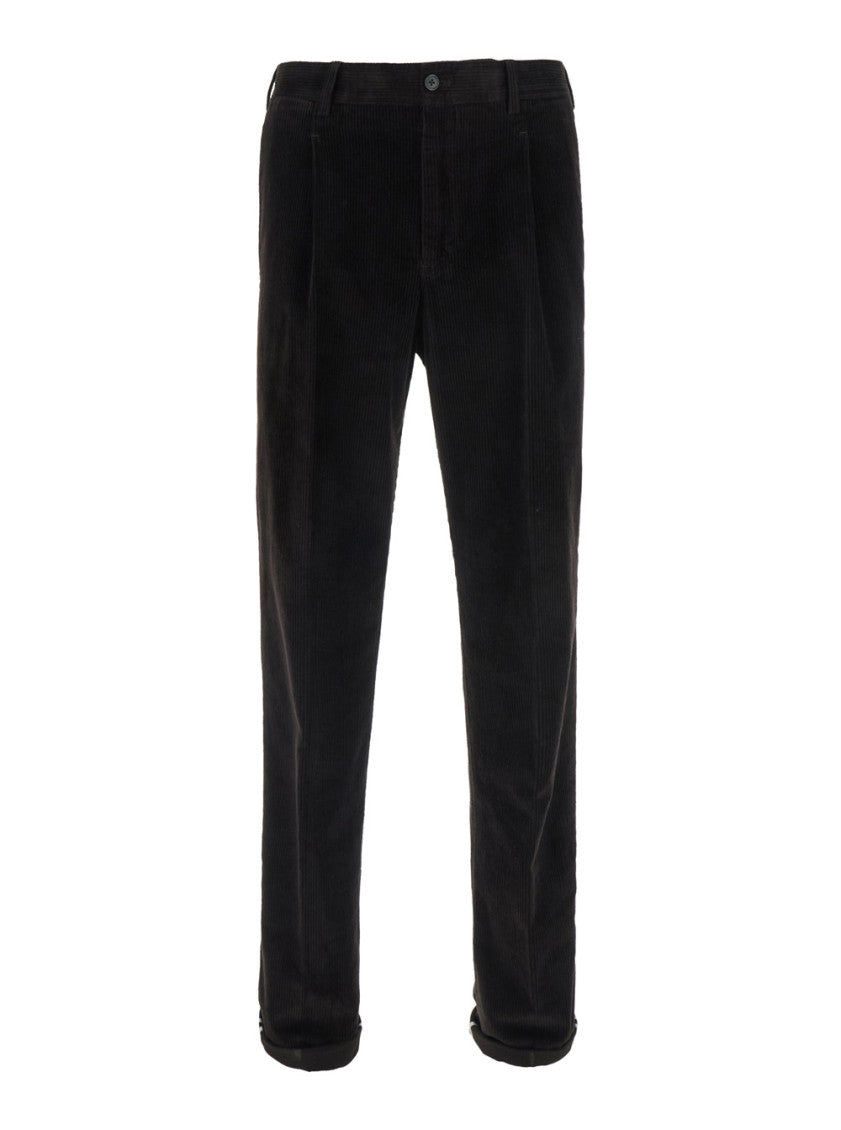 Dark Brown Chino Pants 1