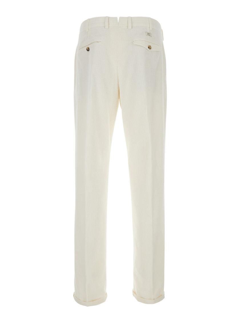 White Slim Chino Pants 2