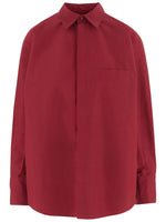 Red Relaxed Solid Shirt 1