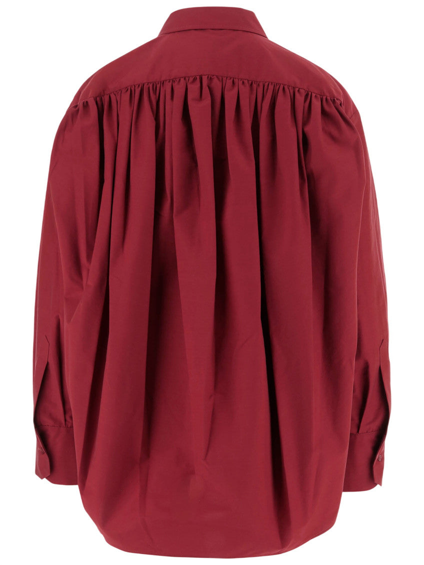 Red Relaxed Solid Shirt 2