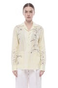 Light Yellow Embroidered Shirt 1