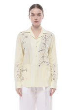 Light Yellow Embroidered Shirt 1
