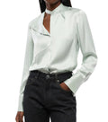 Sky Blue Regular Solid Shirt 1