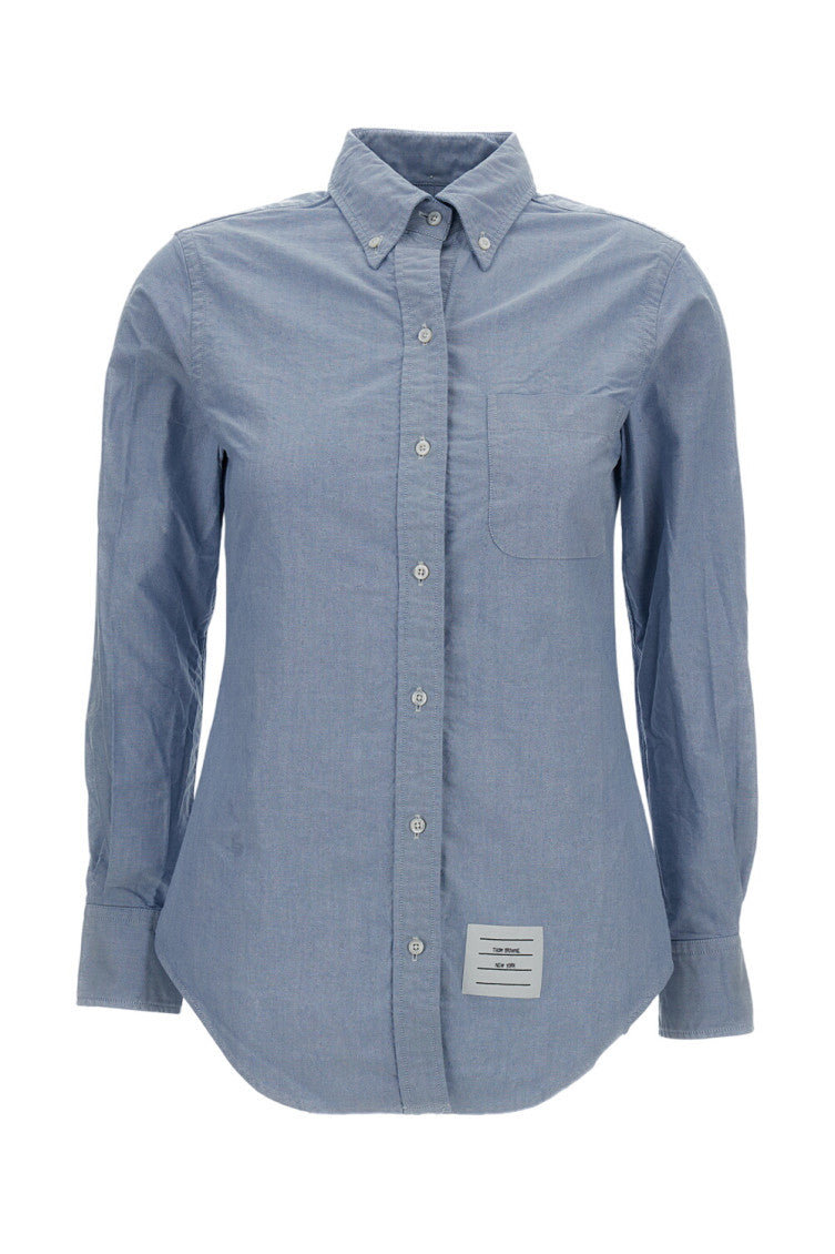 Blue Slim Logo Shirt 1