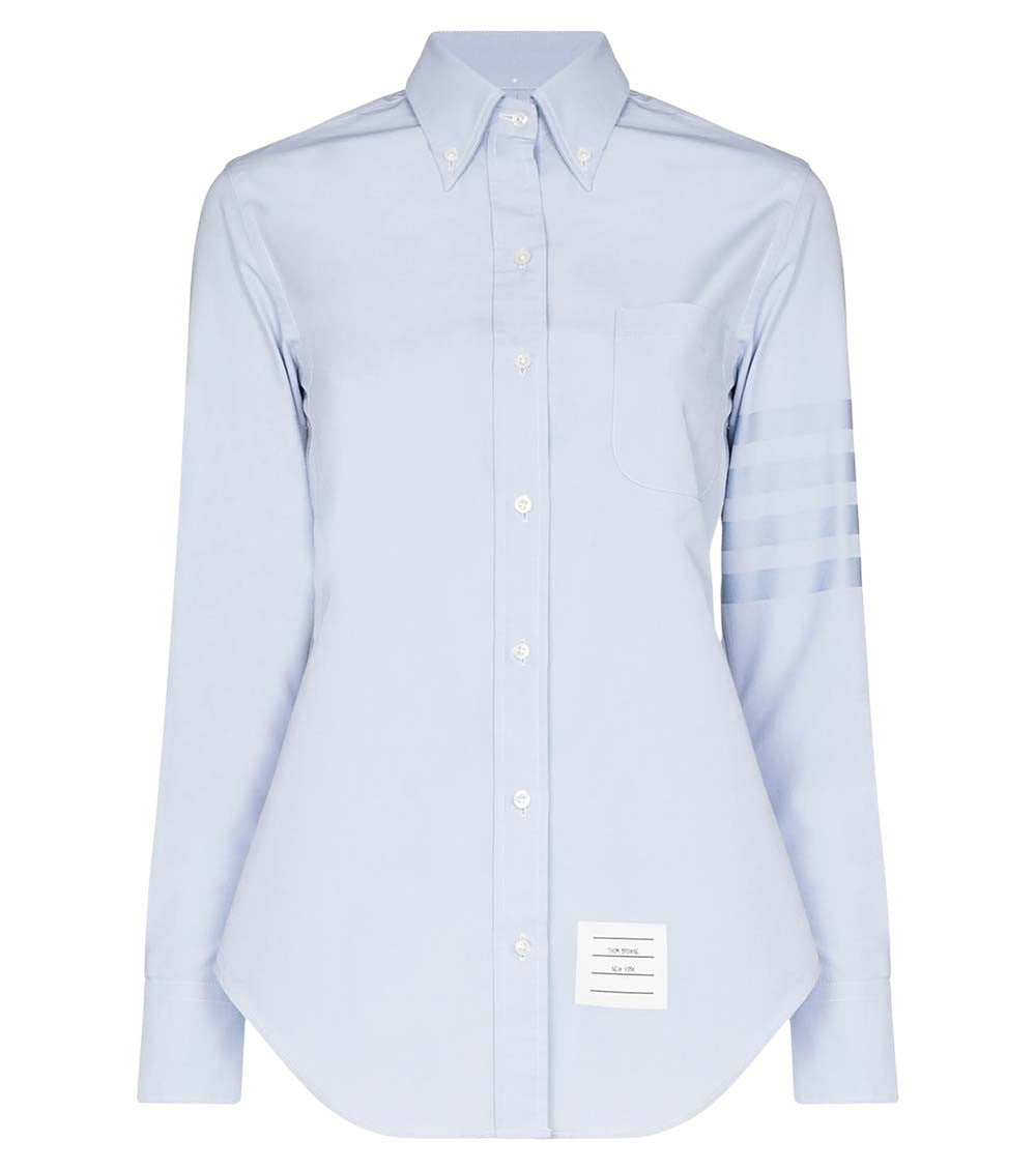 Light Blue Slim Stripes Shirt 1
