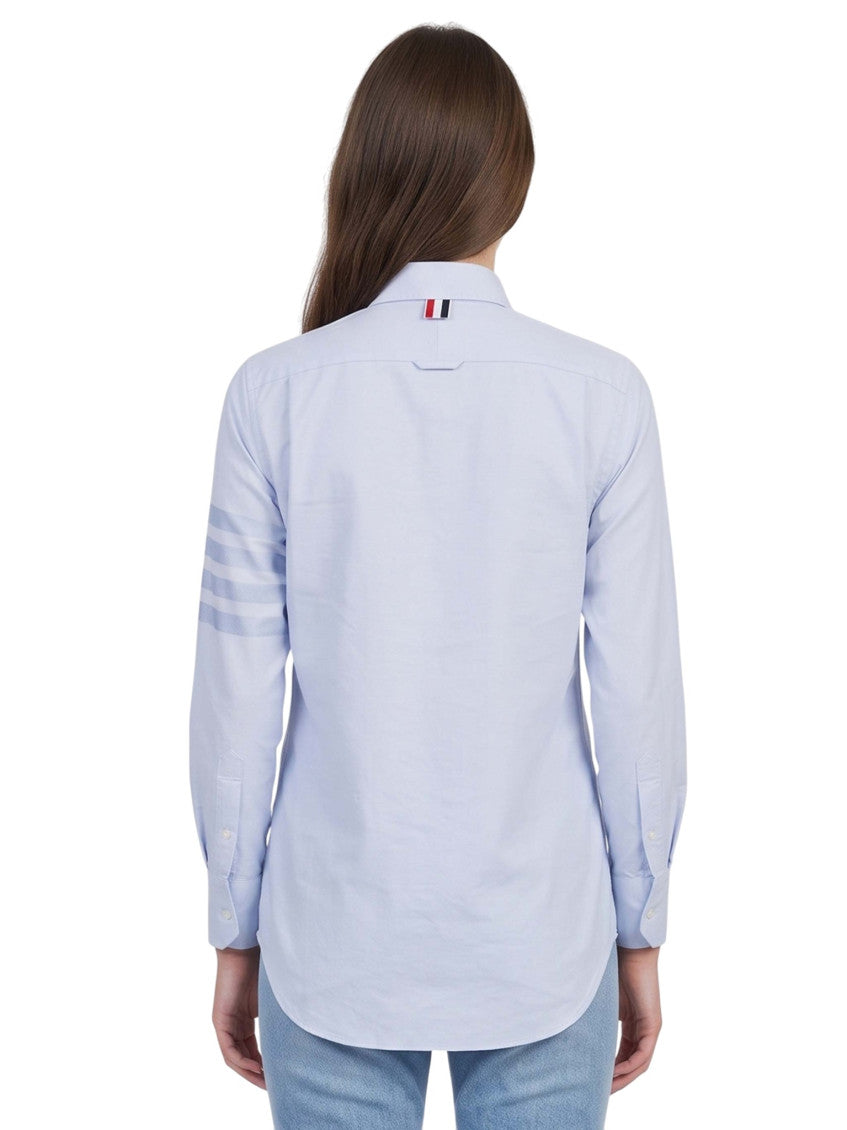Light Blue Slim Stripes Shirt 2