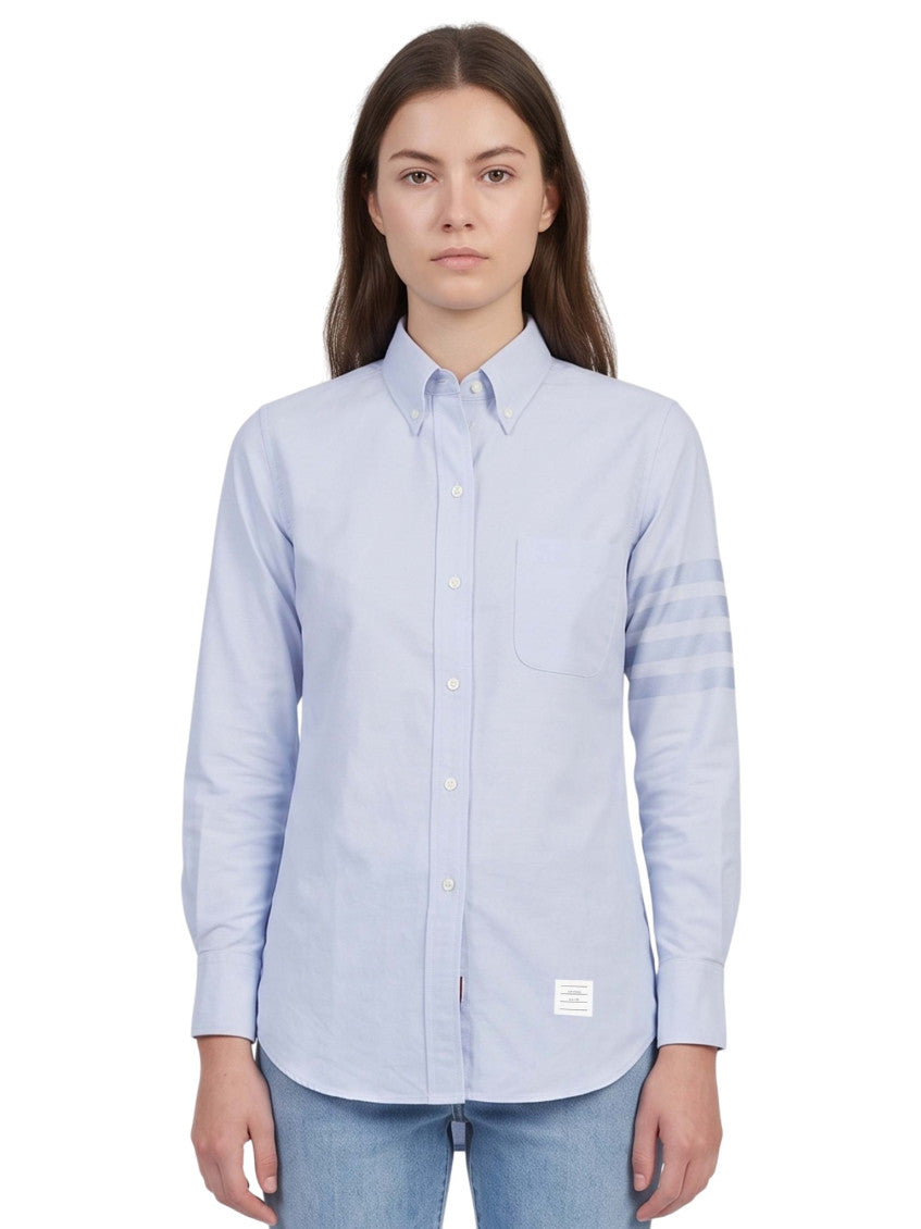 Light Blue Slim Stripes Shirt 3