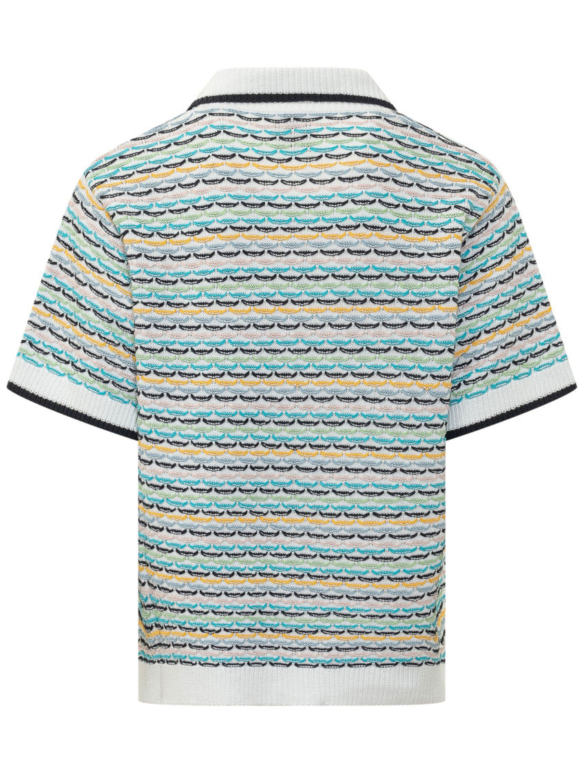 White Regular Knitted Shirt 2