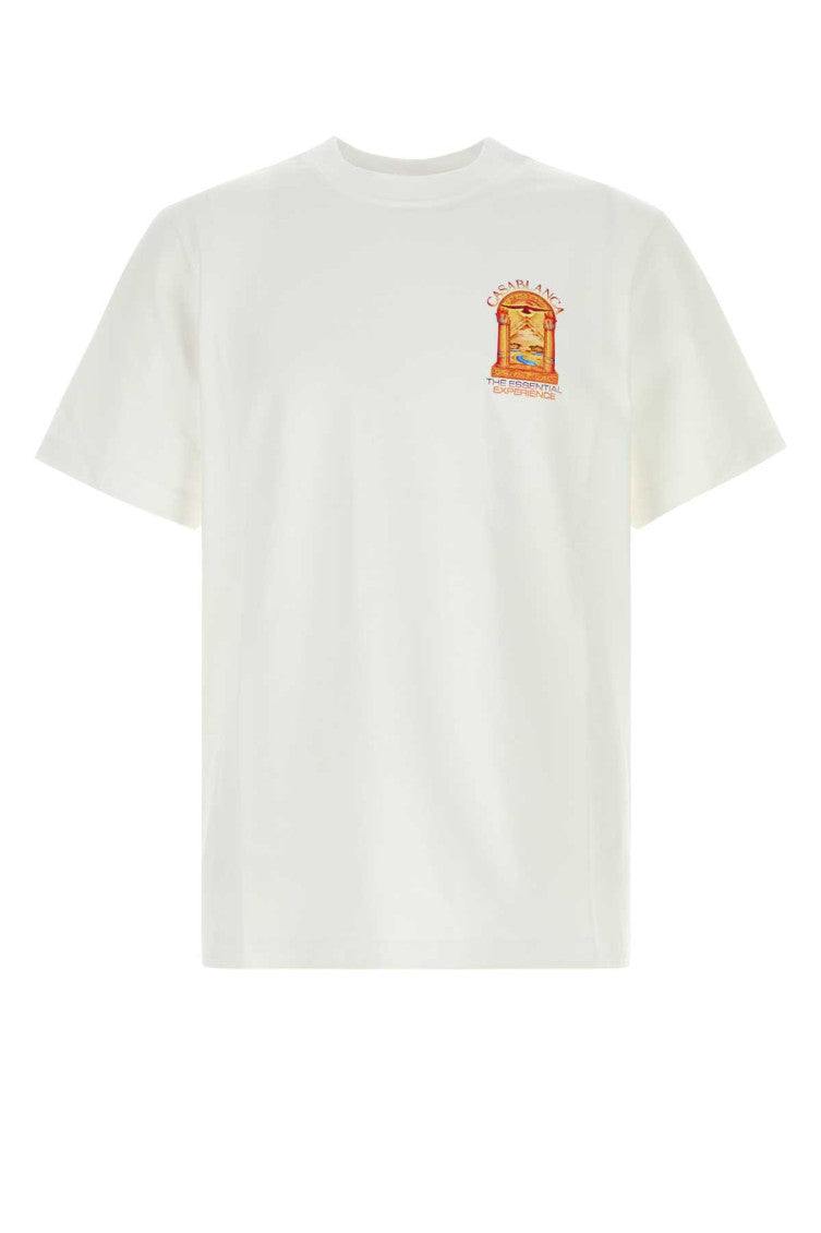 White Crew Neck T-Shirt 1