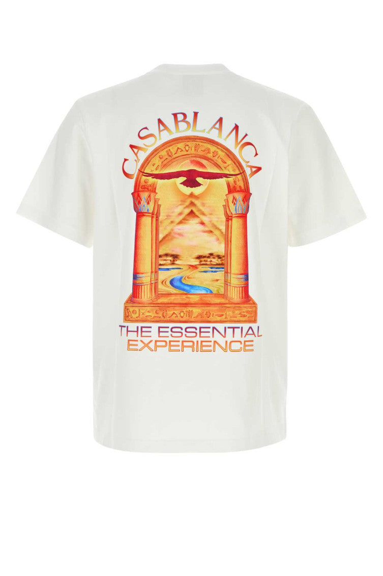White Crew Neck T-Shirt 2