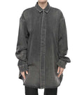 Black Oversized Solid Shirt 1