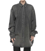 Black Oversized Solid Shirt 1