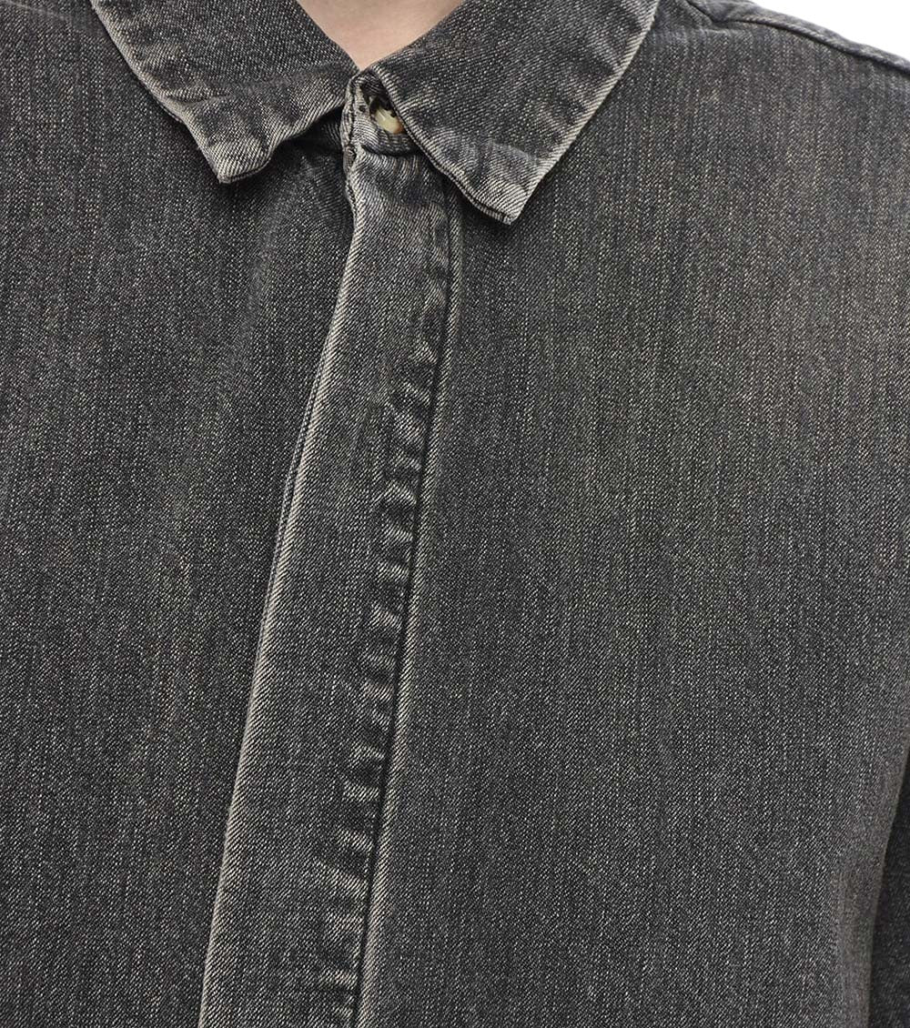 Black Oversized Solid Shirt 3