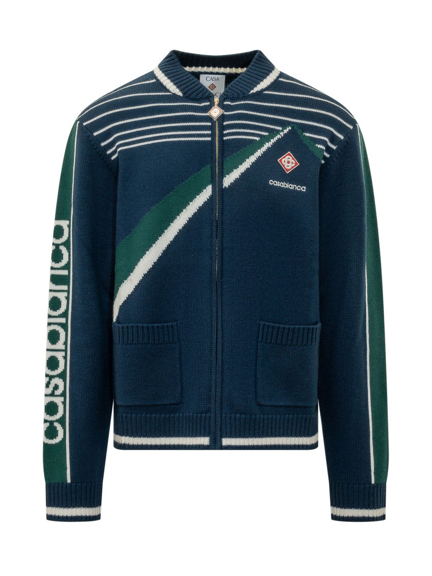 Navy Blue Zip-Up Jacket 1