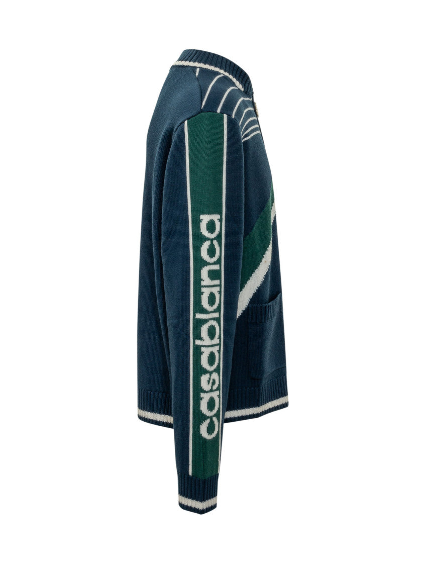 Navy Blue Zip-Up Jacket 3