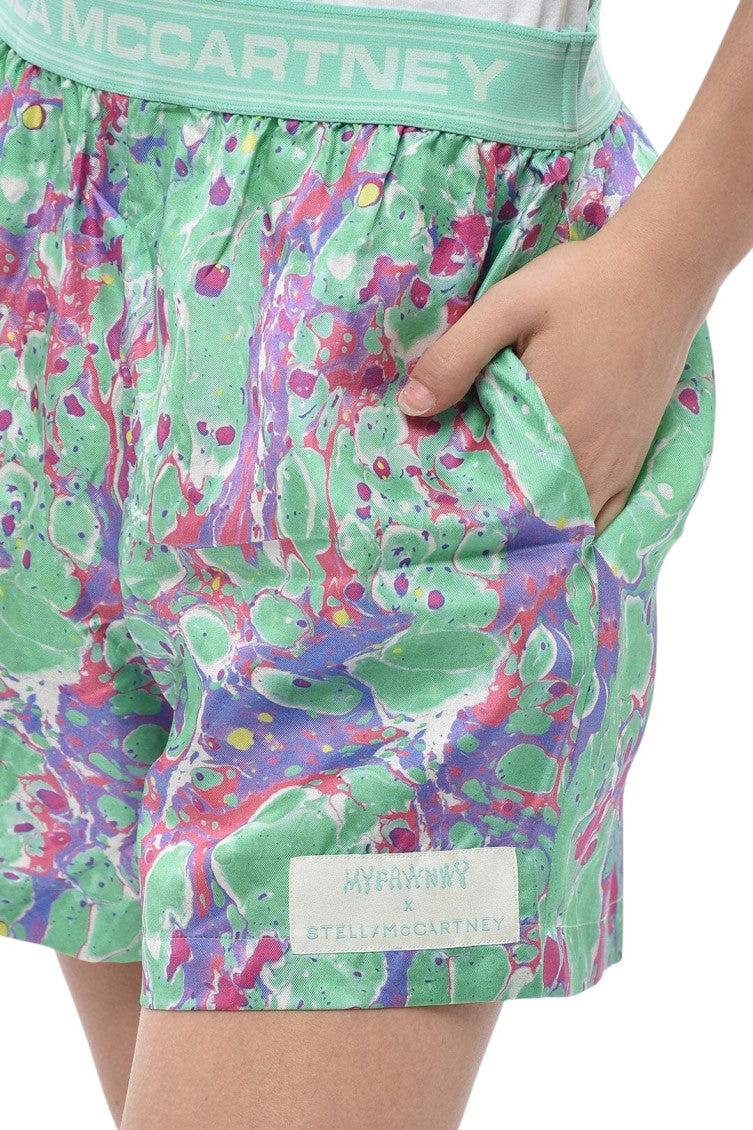 Multicolor Abstract Shorts 3