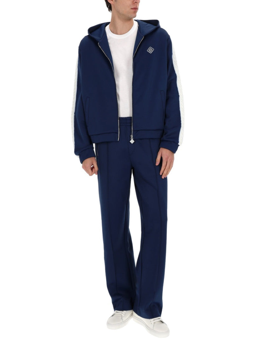 Navy Blue Hood Jacket 2