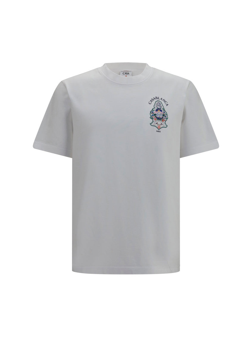 White Crew Neck T-Shirt 1