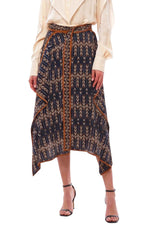 Multicolor Geometric Midi Skirt 1