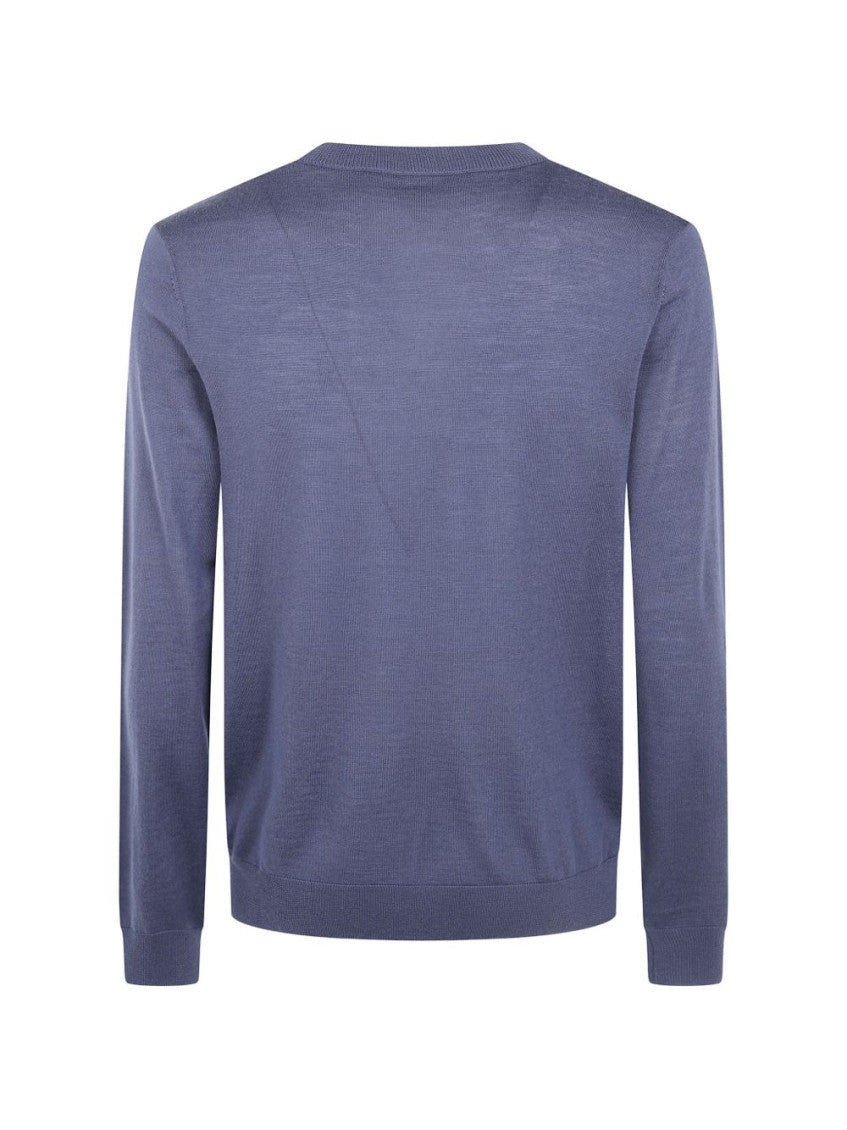 Light Blue Knitted Sweater 2