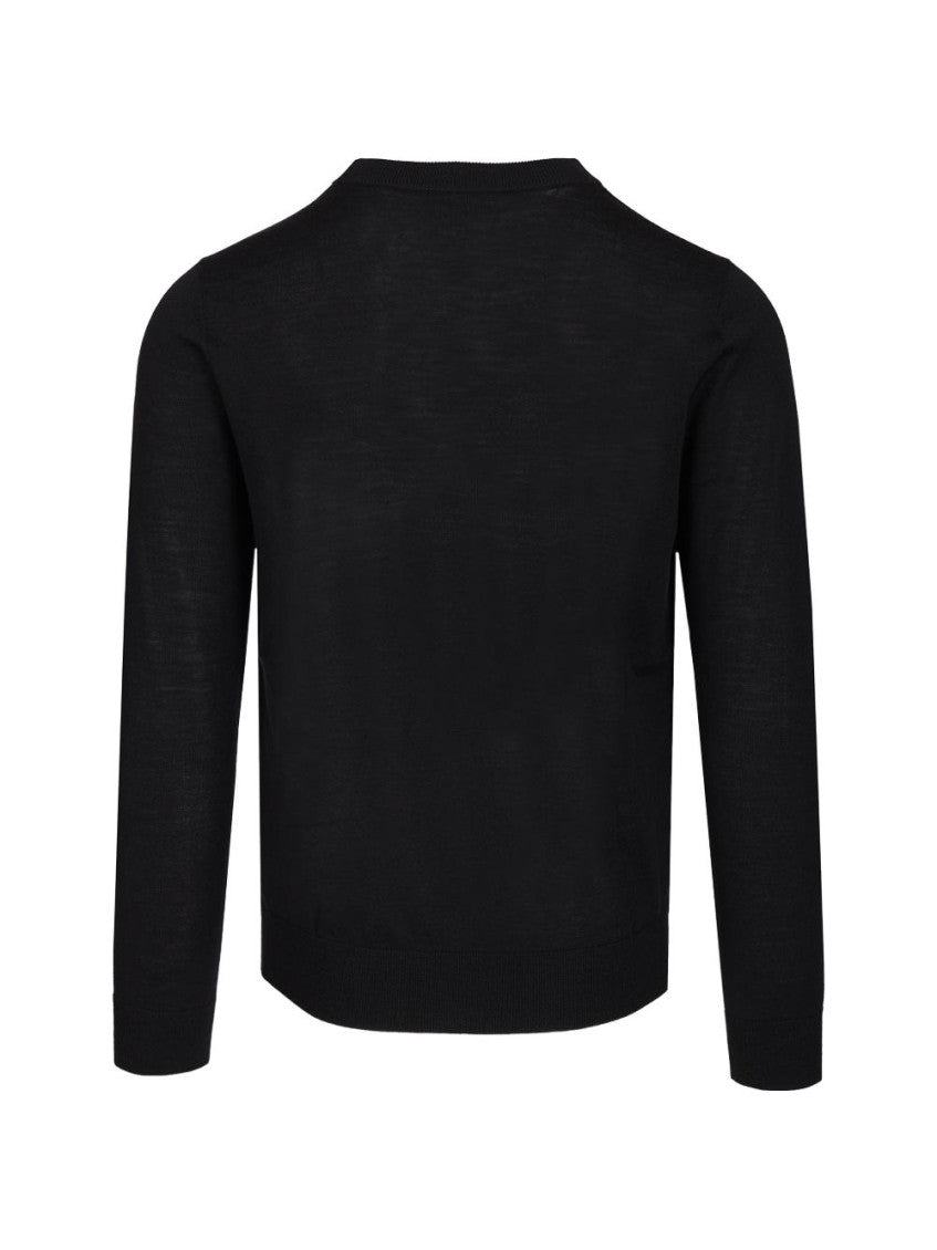 Black Crew Neck Sweater 2