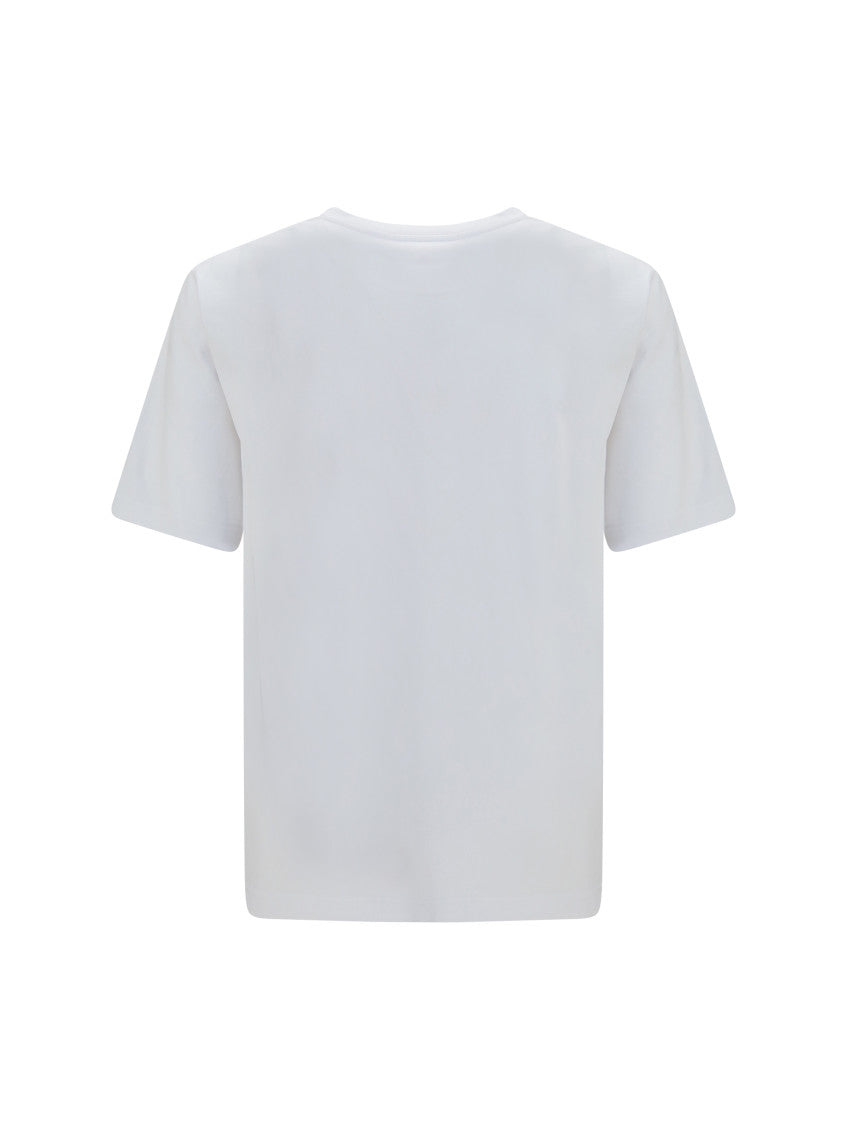 White Crew Neck T-Shirt 2