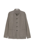 Taupe Regular Shirt Jacket 1