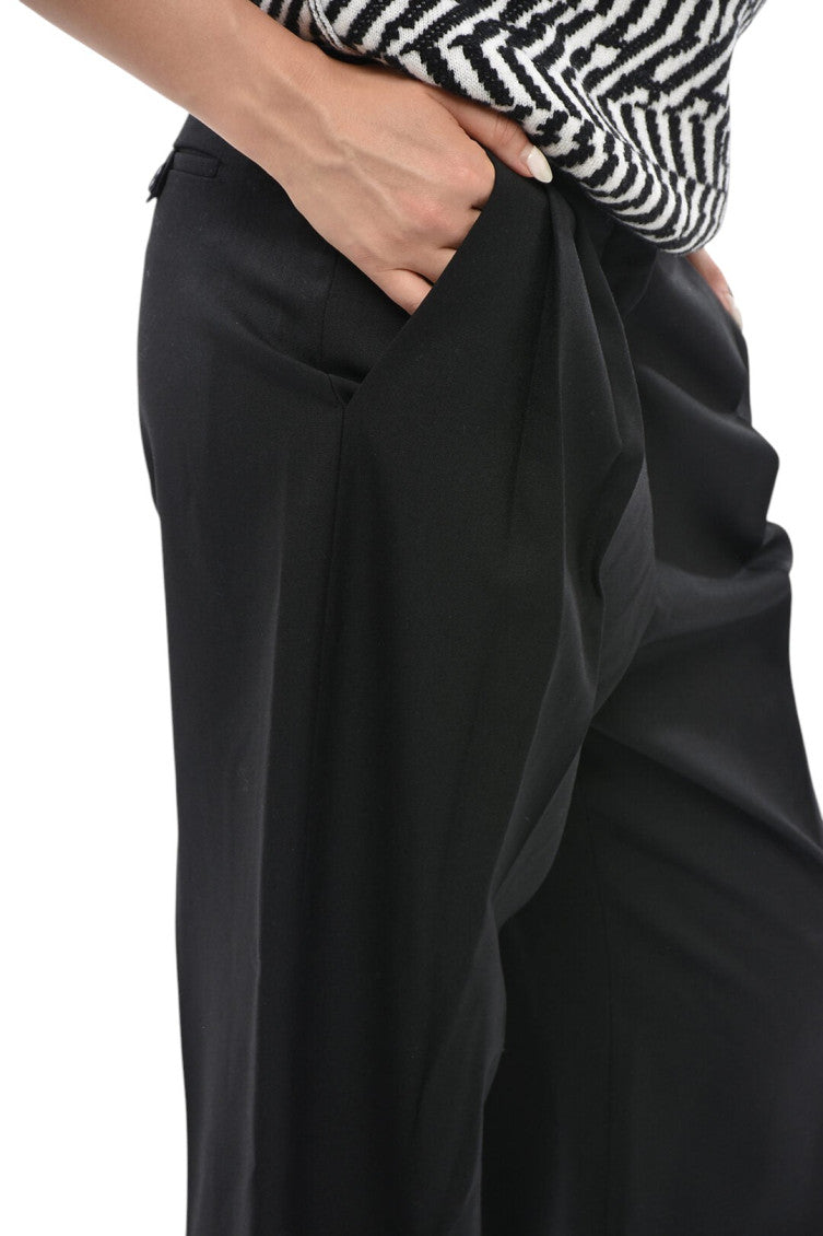 Black Tailored Pleated Pants 3