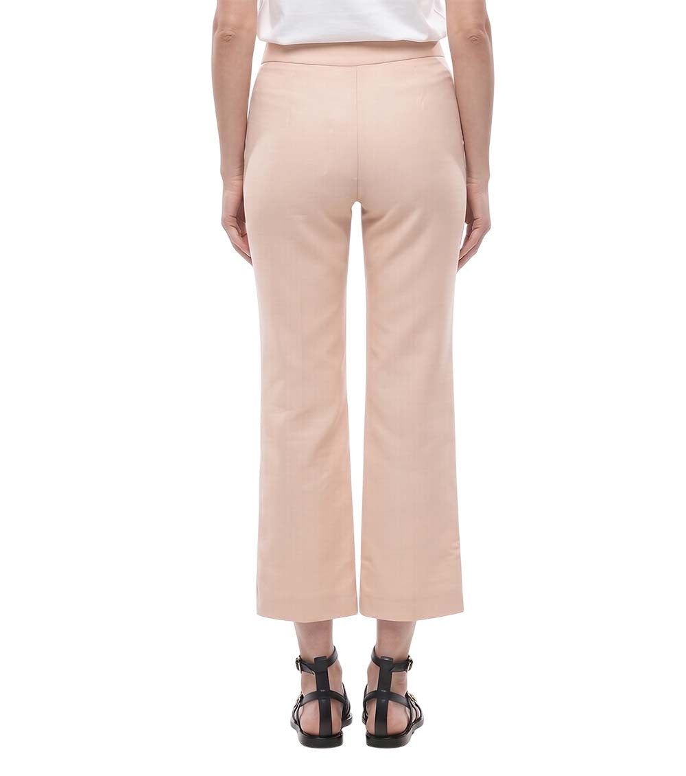 Light Pink Bootcut Flat Front Pants 2